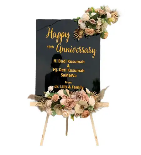 Papan Bunga Akrilik Otista